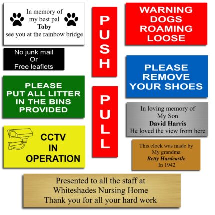 Plastic Signs